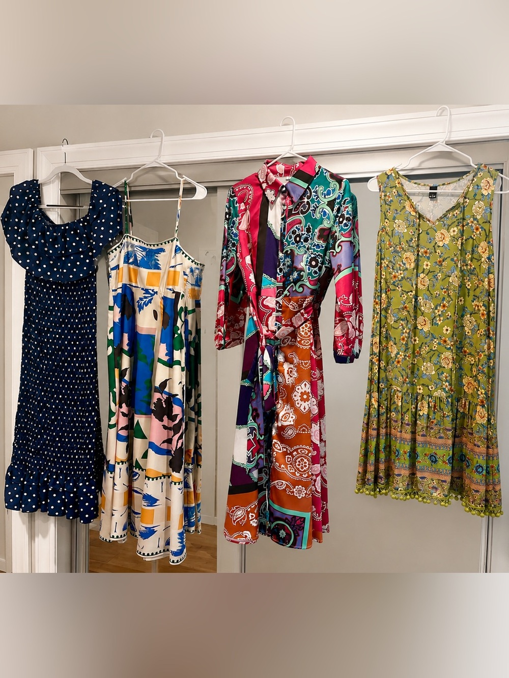 Lot of four Shein dresses worn once. Size Small